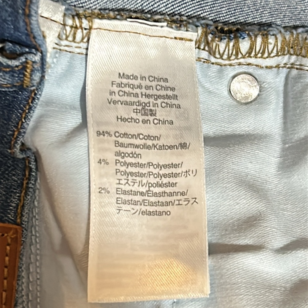NWT J. Crew factory 8" Toothpick Jean with Let-Down Hem: size 26 - Picture 12 of 15